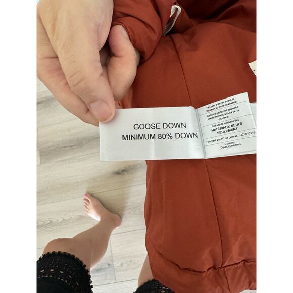 Fjällräven Greenland Down Liner Vest Women Orange Small *marks - Picture 12 of 14